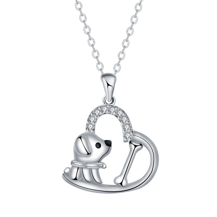 Collar de Perro con Colgante en Forma de Corazón