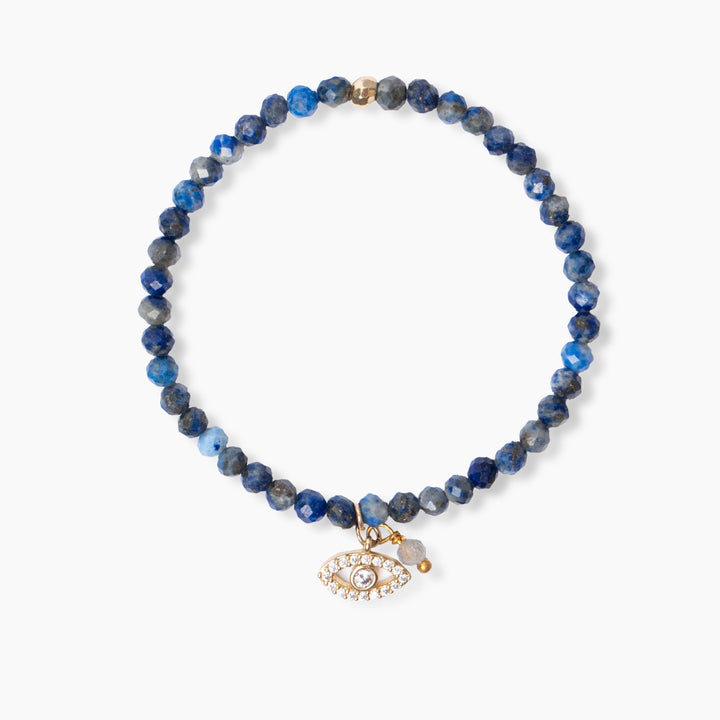 Pulsera de Ojo Maligno de Lapis Lazuli