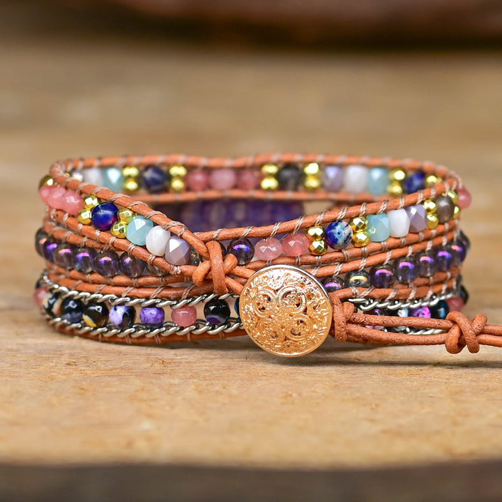 Pulsera Envolvente de Amatista