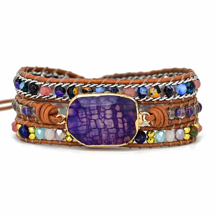 Pulsera Envolvente de Amatista
