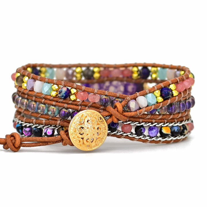 Pulsera Envolvente de Amatista