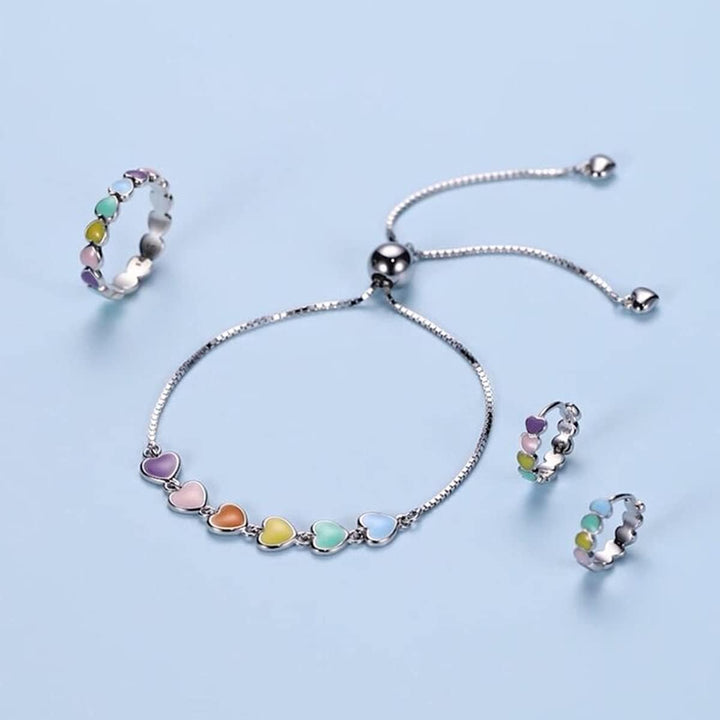Pulsera de Huella de Patas de Plata Esterlina – Ajuste Ajustable