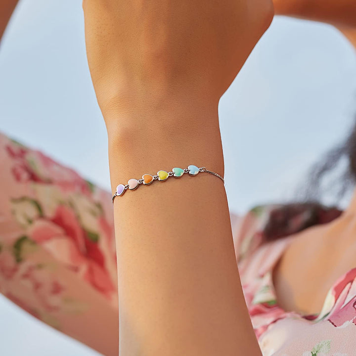 Pulsera de Huella de Patas de Plata Esterlina – Ajuste Ajustable