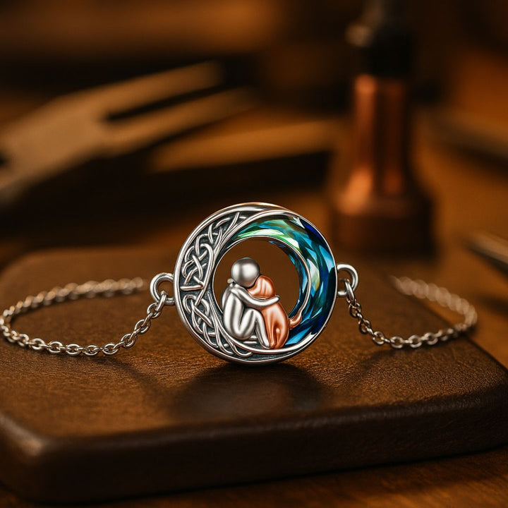 Pulsera de Encanto para Perro Ajustable de Plata Esterlina