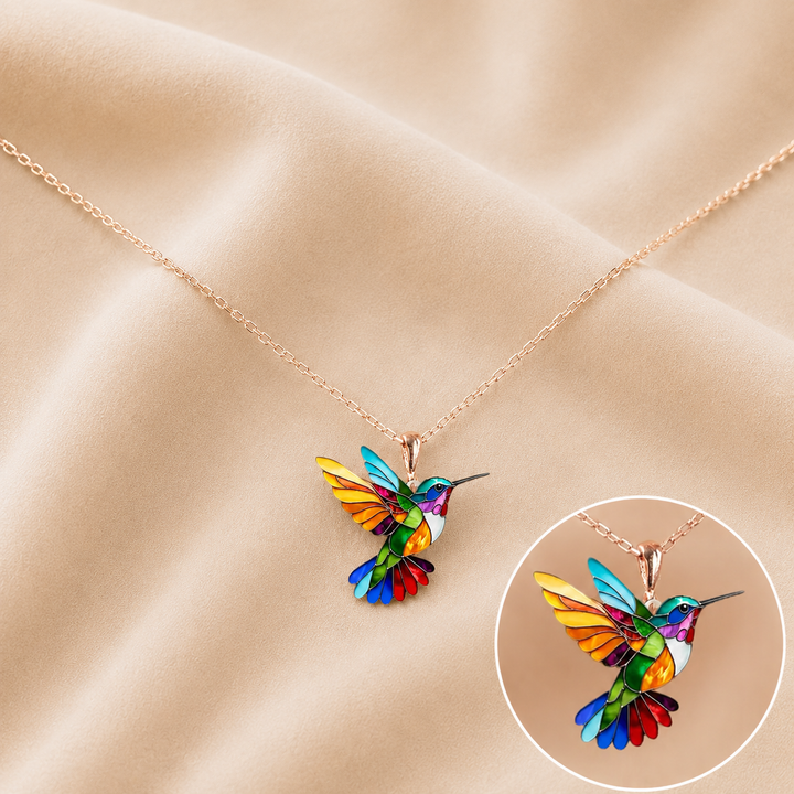 Collar Colorido de Colibrí