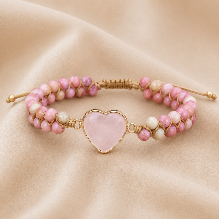 Pulsera de Protección del Amor de Rodonita