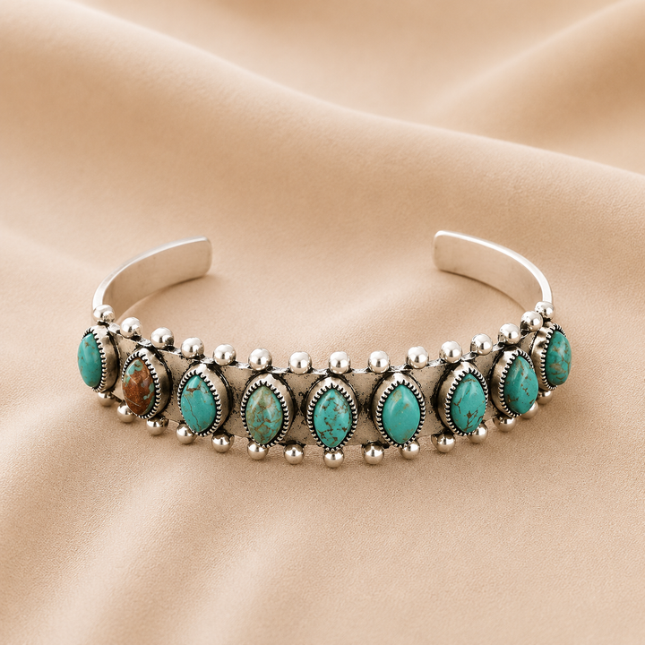 Pulsera de Piedra Turquesa Vintage