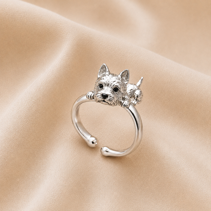 Anillo Ajustable de Estilo Retro para Perros
