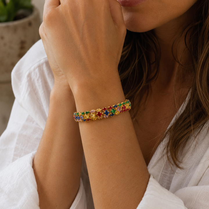 Pulsera Brillante y Colorida