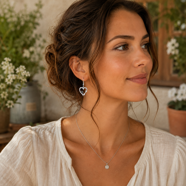 Pendientes Lazo de Amor Incondicional