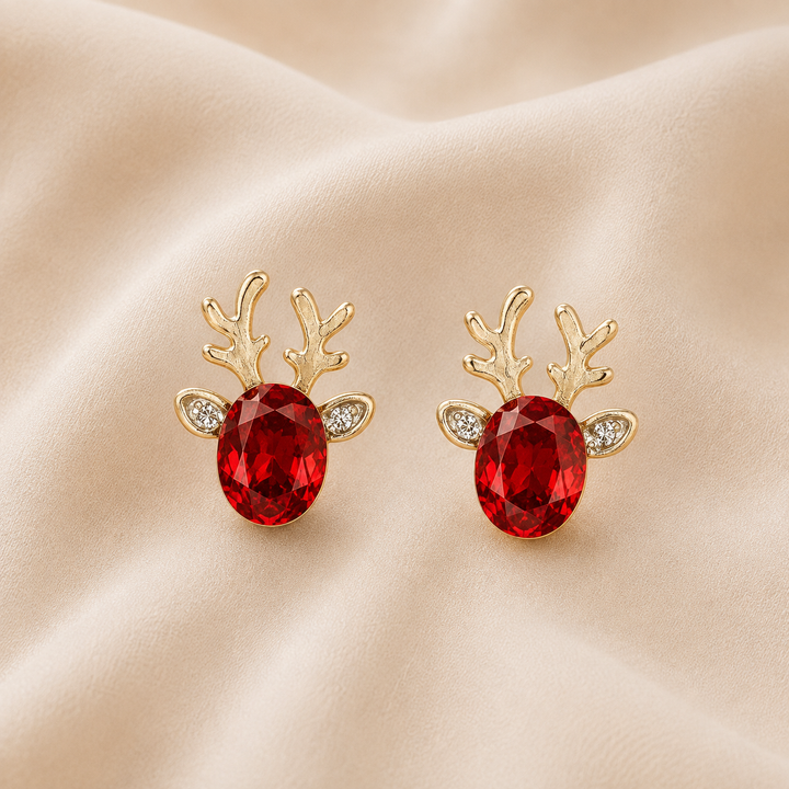 Pendientes Reno Boreal de Cristal