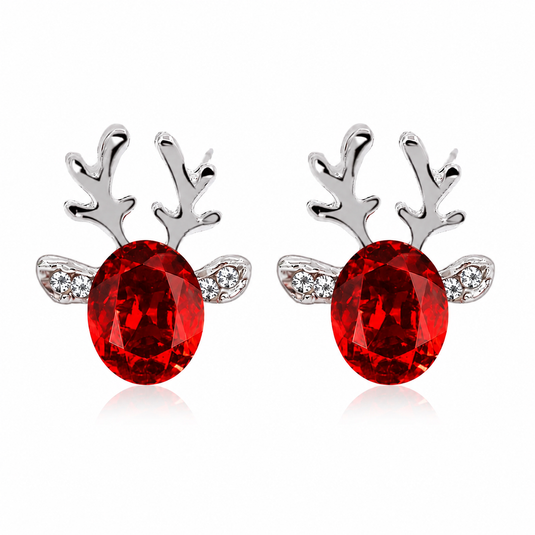 Pendientes Reno Boreal de Cristal