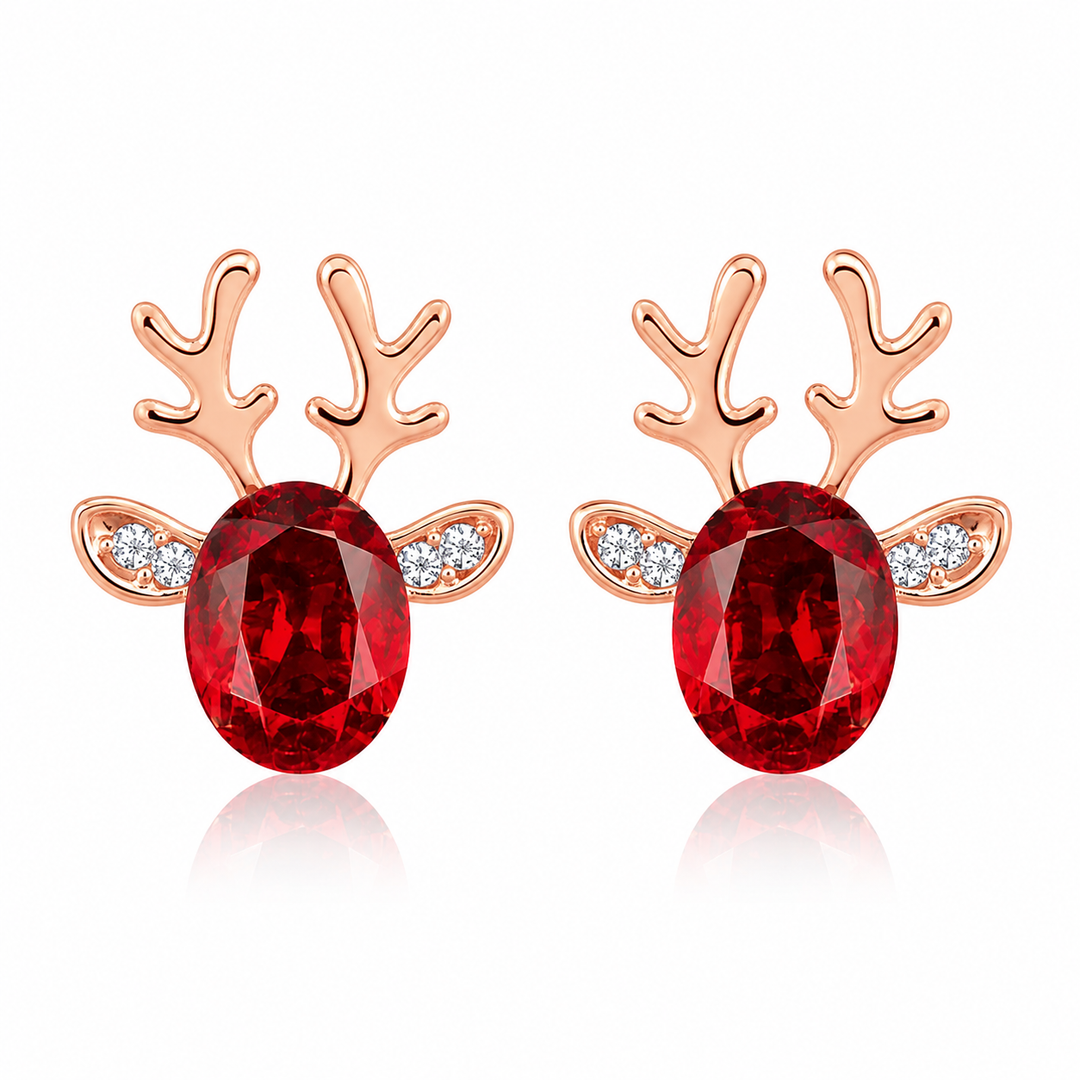 Pendientes Reno Boreal de Cristal