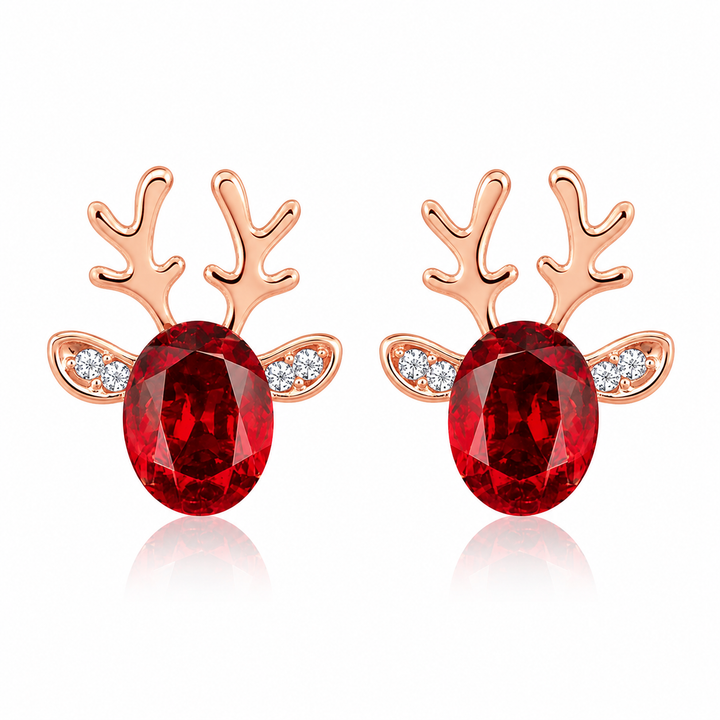 Pendientes Reno Boreal de Cristal