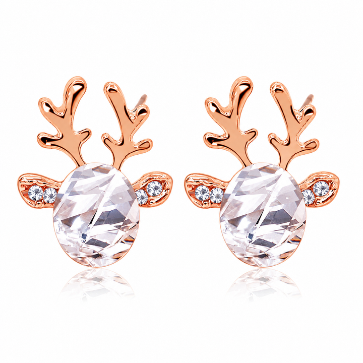 Pendientes Reno Boreal de Cristal