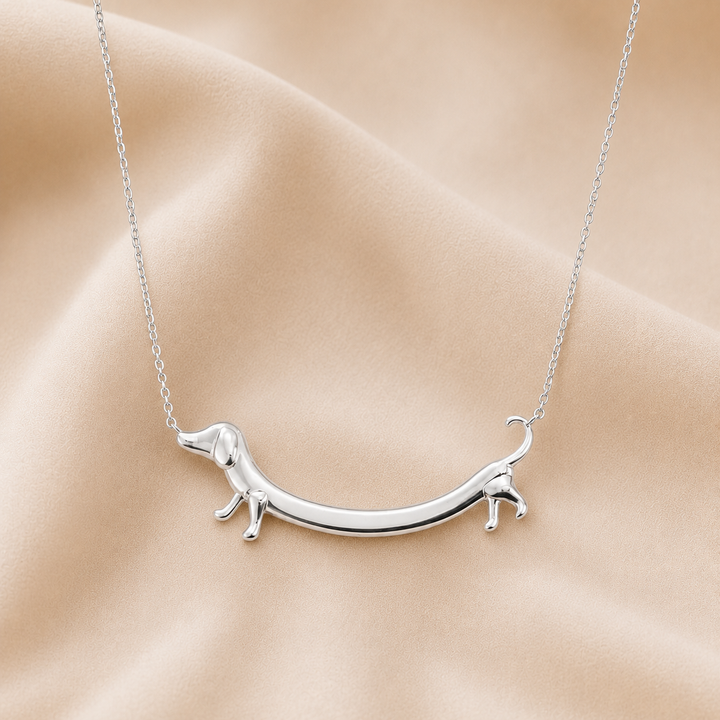 Collar de Salchicha en Tono Dorado