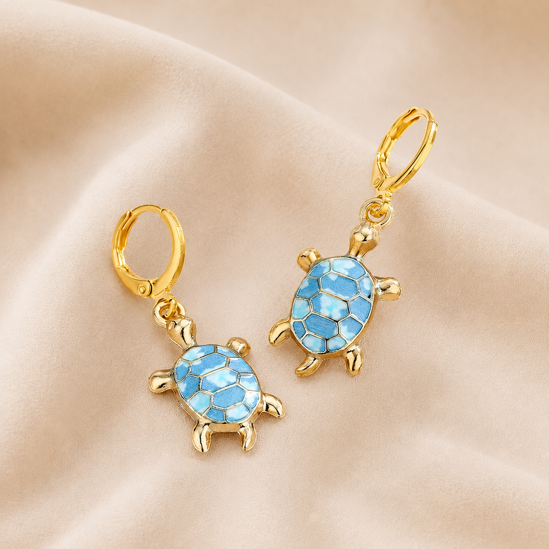 Pendientes Tortuga Marina Marea