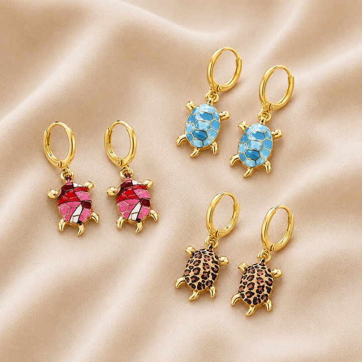 Pendientes Tortuga Marina Marea