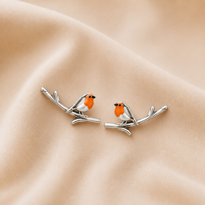 Pendientes de Plata Vintage Birdie