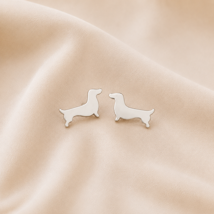 Pendientes de Stud de Dachshund