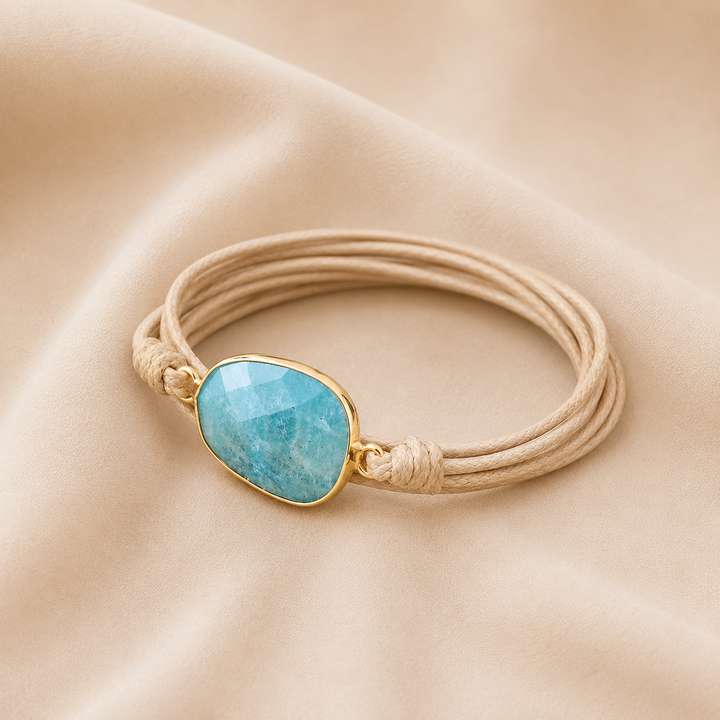 Pulsera Envolvente de Amazonita