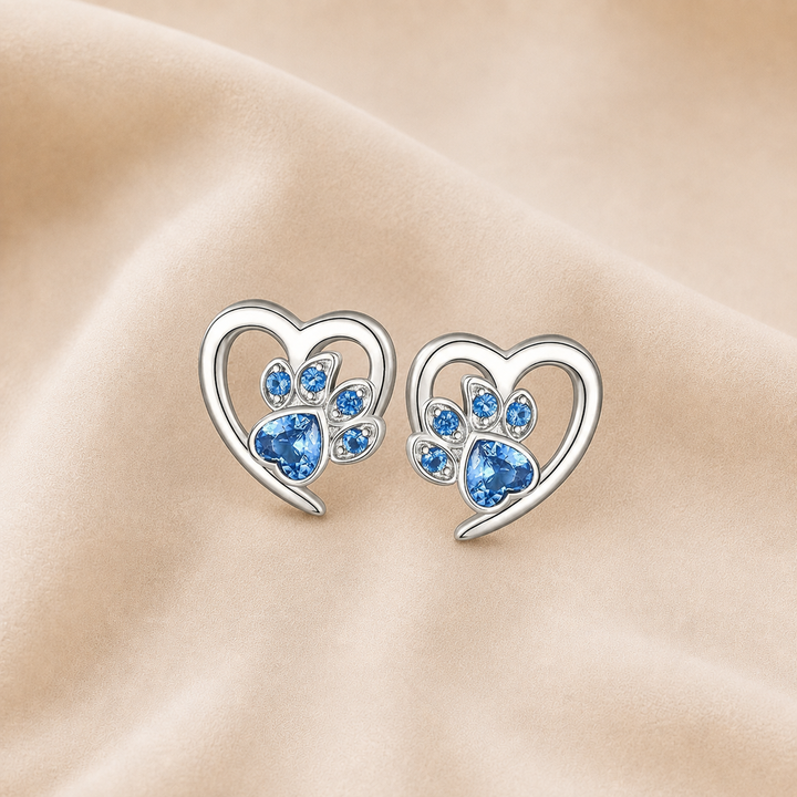 Pendientes Huella de Corazón