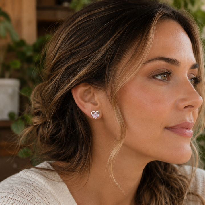 Pendientes Huella de Corazón