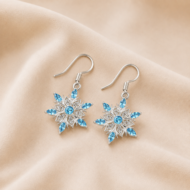 Pendientes Estrella Boreal Azul