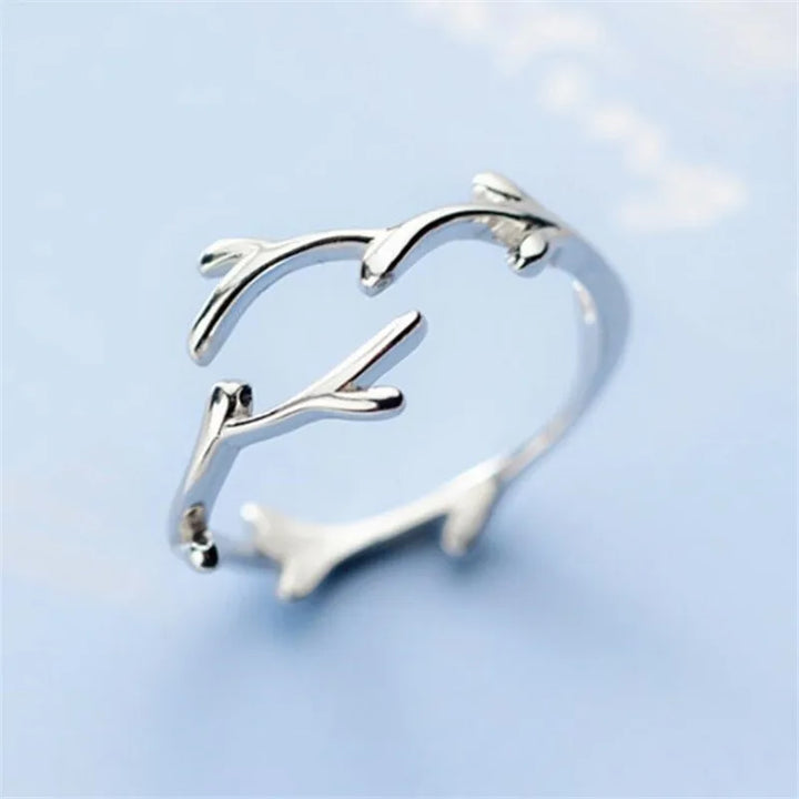Anillo de Rama de Plata Esterlina