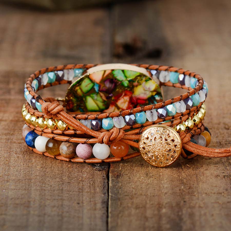 Pulsera de Jaspe Color Splash