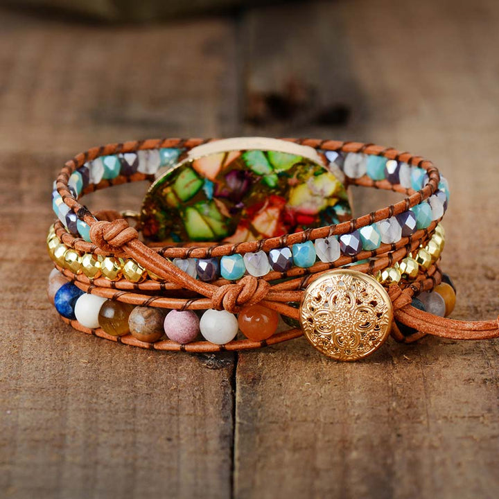 Pulsera de Jaspe Color Splash