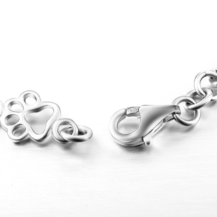 Pulsera de Encanto de Patita y Hueso de Perro de Edición Limitada