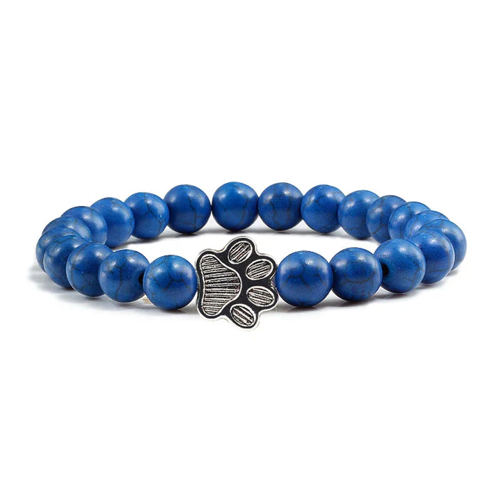 Pulsera de Patas con Cuentas – Diseño de Piedra Natural