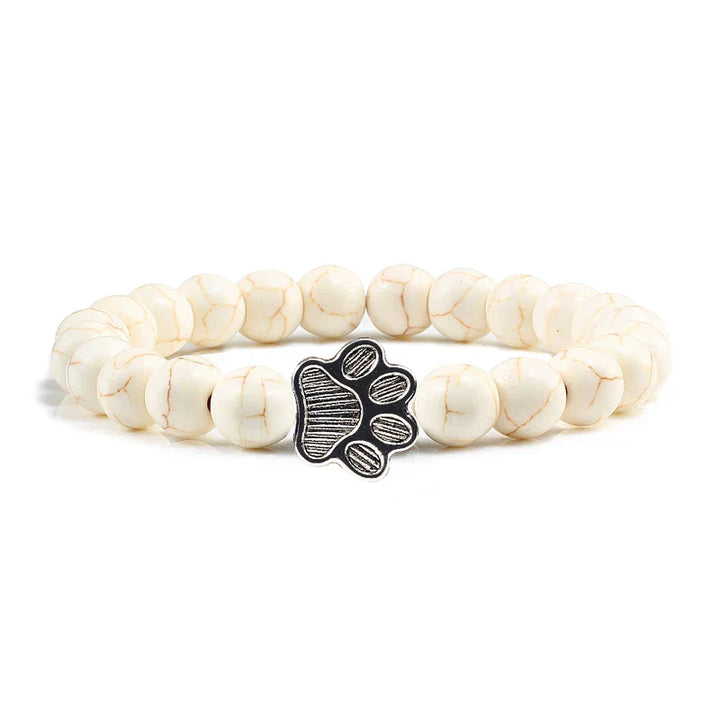 Pulsera de Patas con Cuentas – Diseño de Piedra Natural