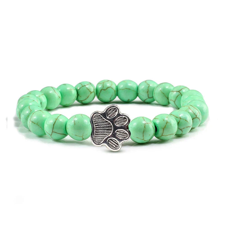 Pulsera de Patas con Cuentas – Diseño de Piedra Natural