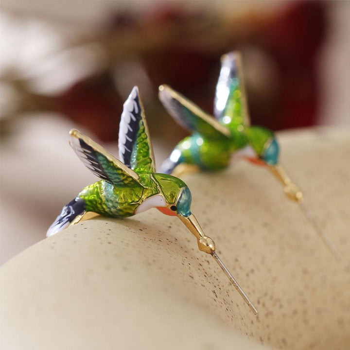 Pendientes Únicos Creativos de Colibrí