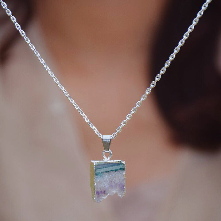 Collar con Colgante de Amatista