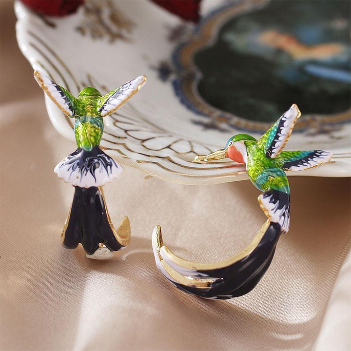 Pendientes Únicos Creativos de Colibrí