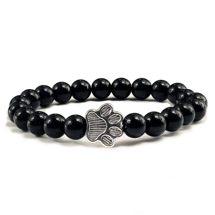 Pulsera de Patas con Cuentas – Diseño de Piedra Natural