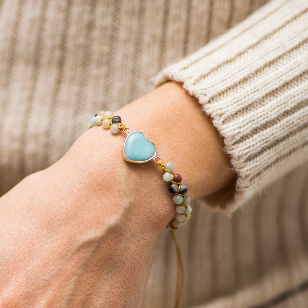 Pulsera de Protección del Amor de Amazonita