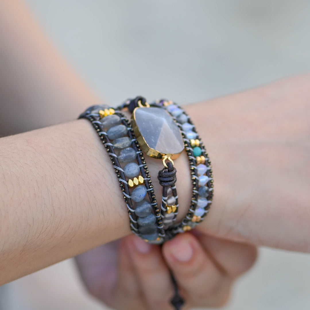 Pulsera de Protección de Labradorita