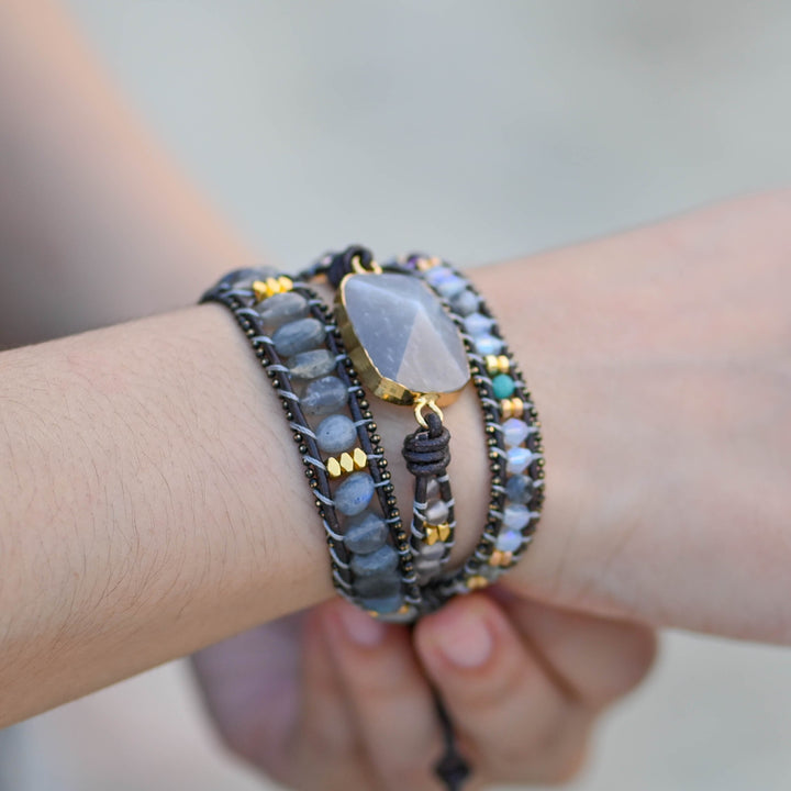 Pulsera de Protección de Labradorita