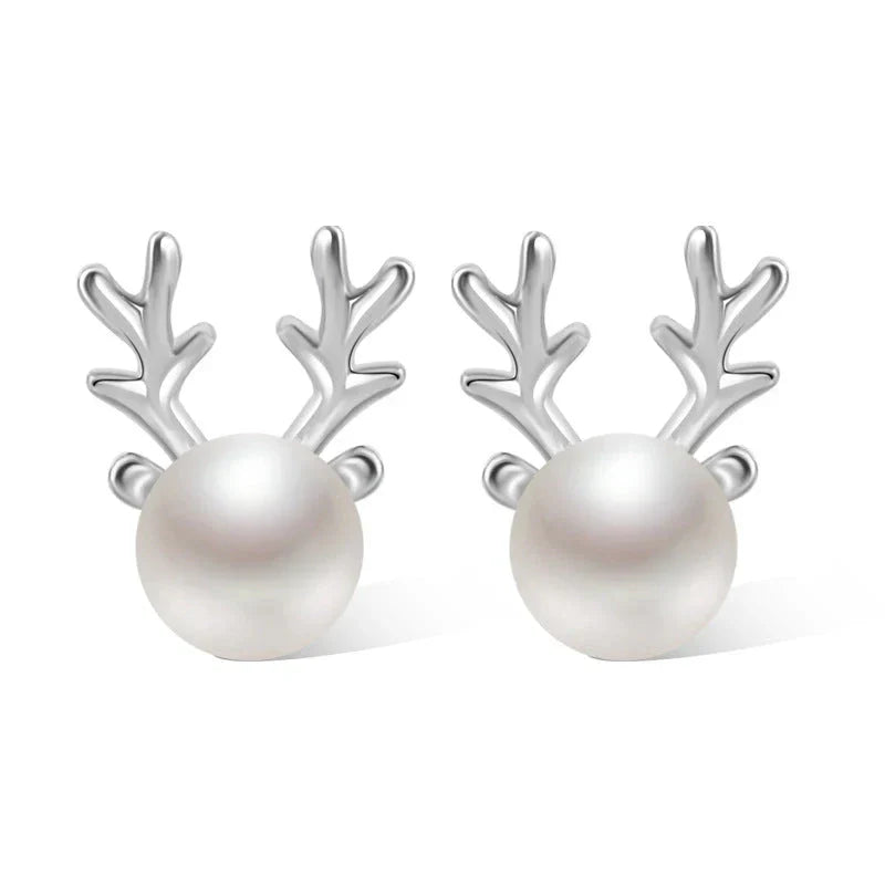 Pendientes de Perlas de Reno