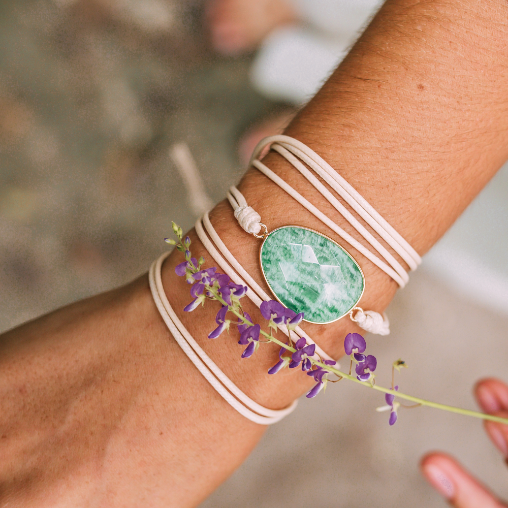Pulsera Envolvente de Amazonita