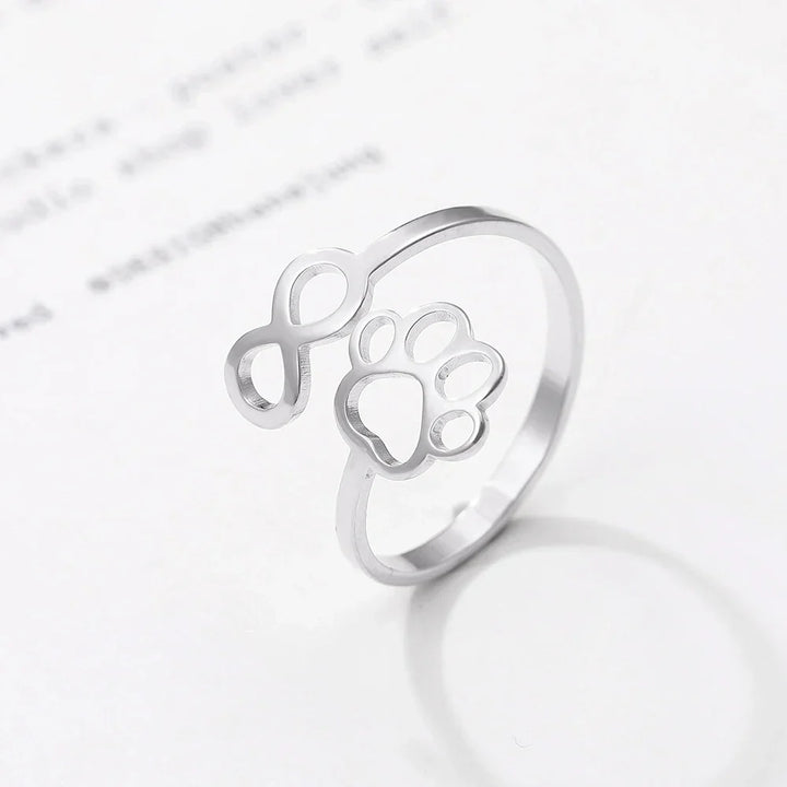 Anillo de Patas Infinito Ajustable – Acero Inoxidable