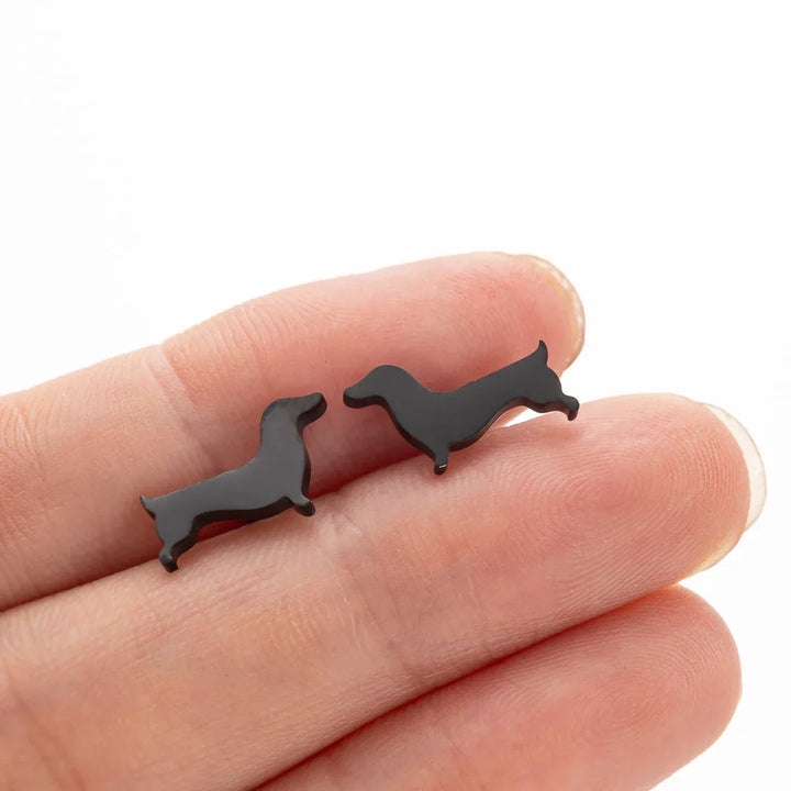 Pendientes de Stud de Dachshund
