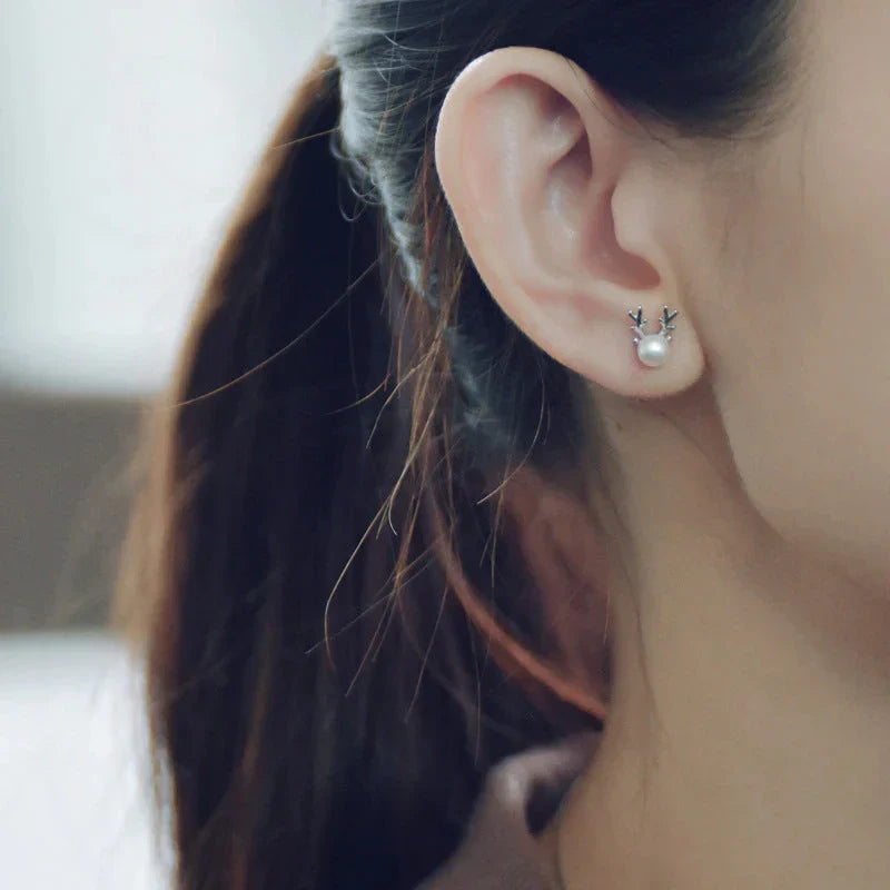 Pendientes de Perlas de Reno