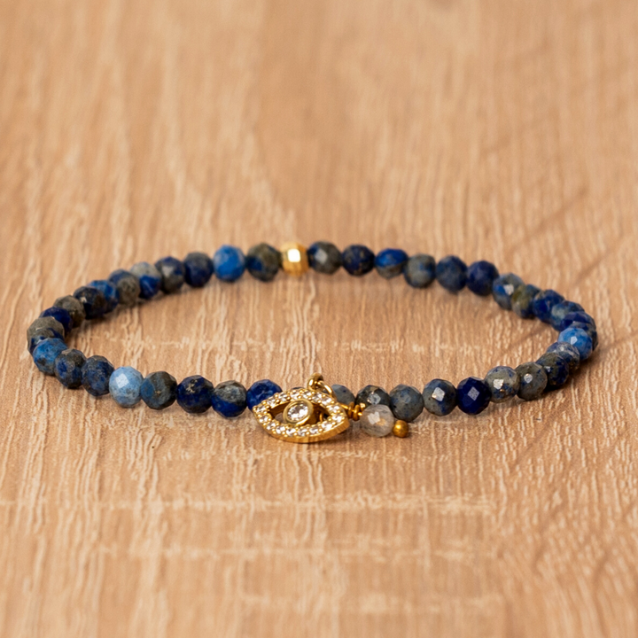 Pulsera de Ojo Maligno de Lapis Lazuli
