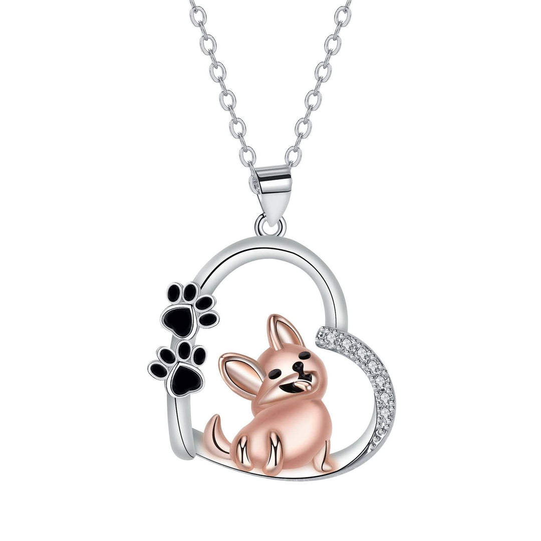 Collar con Colgante en Forma de Corazón para Perros